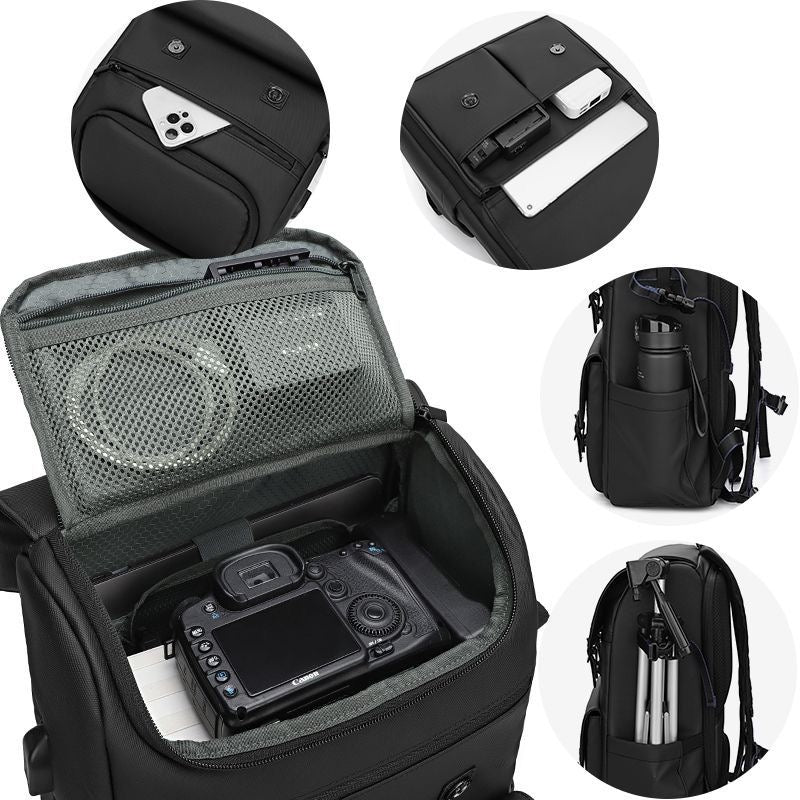 Outdoor Large Capacity SLR camera bag (Waterproof; drone all in one bag pack)