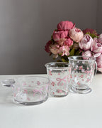 Pink Bow Glass set [3pcs]