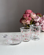 Pink Bow Glass set [3pcs]