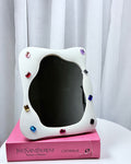 Mini Mirror With Beads