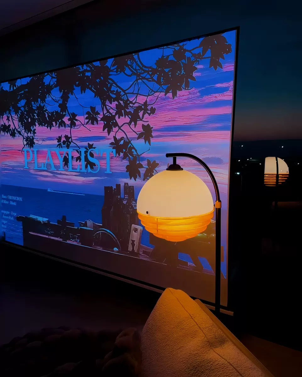 New Sunset Floor Lamp – LED Arc Floor Lamp with Remote Control
