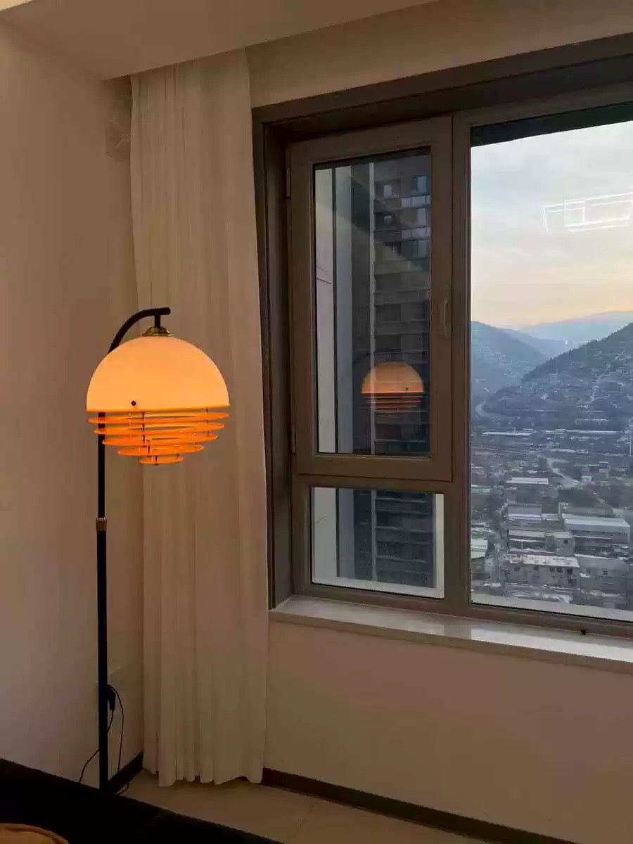 New Sunset Floor Lamp – LED Arc Floor Lamp with Remote Control