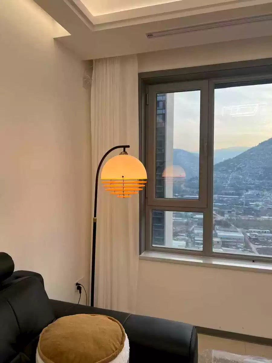 New Sunset Floor Lamp – LED Arc Floor Lamp with Remote Control