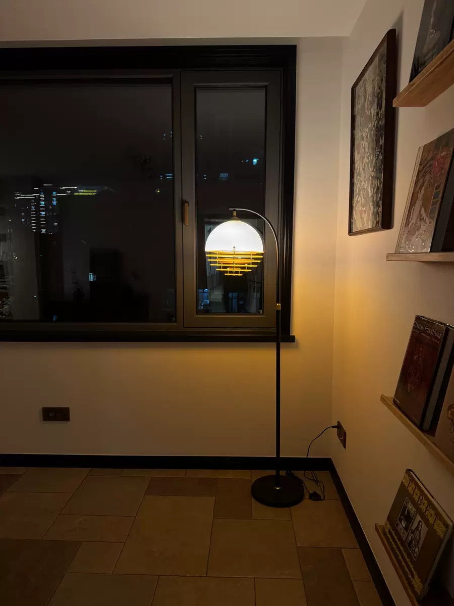 New Sunset Floor Lamp – LED Arc Floor Lamp with Remote Control