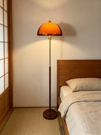 Bauhaus Double-Layer LED Floor Lamp – Vintage Style with Dimming Remote