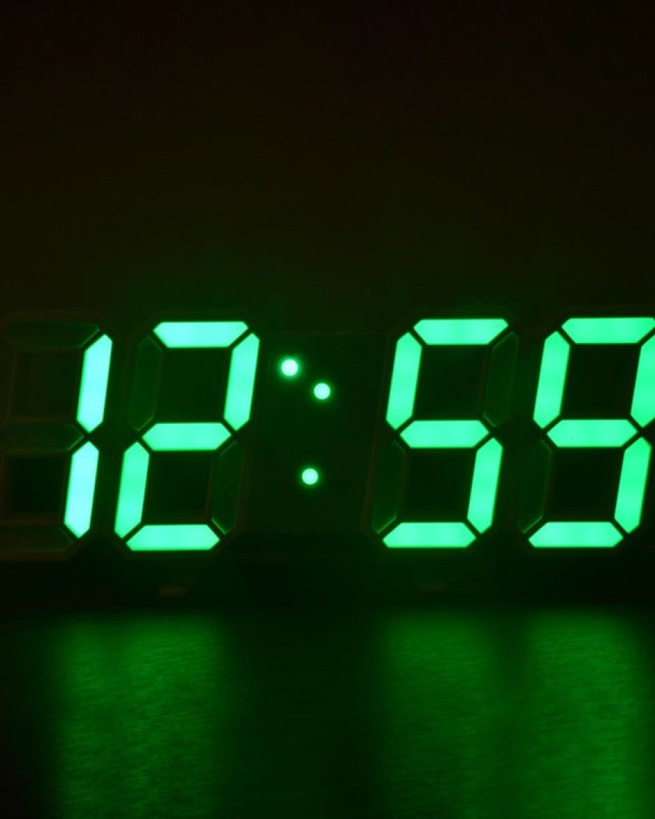 3D LED Digital Alarm Clock