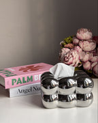 Ceramic Bubble Tissue Box + Tissues (heavy)