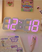 3D LED Digital Alarm Clock