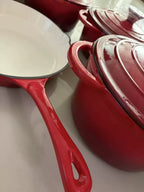 4 Pcs set Enamel pots + Pan