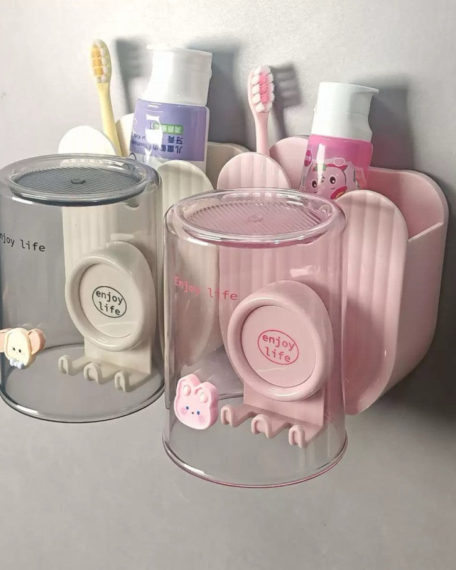 Tooth Brush & Paste Wall Storage