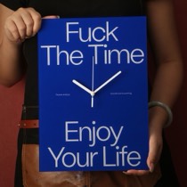 Enjoy Your Life Wall Clock