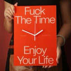 Enjoy Your Life Wall Clock