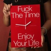 Enjoy Your Life Wall Clock