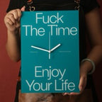Enjoy Your Life Wall Clock