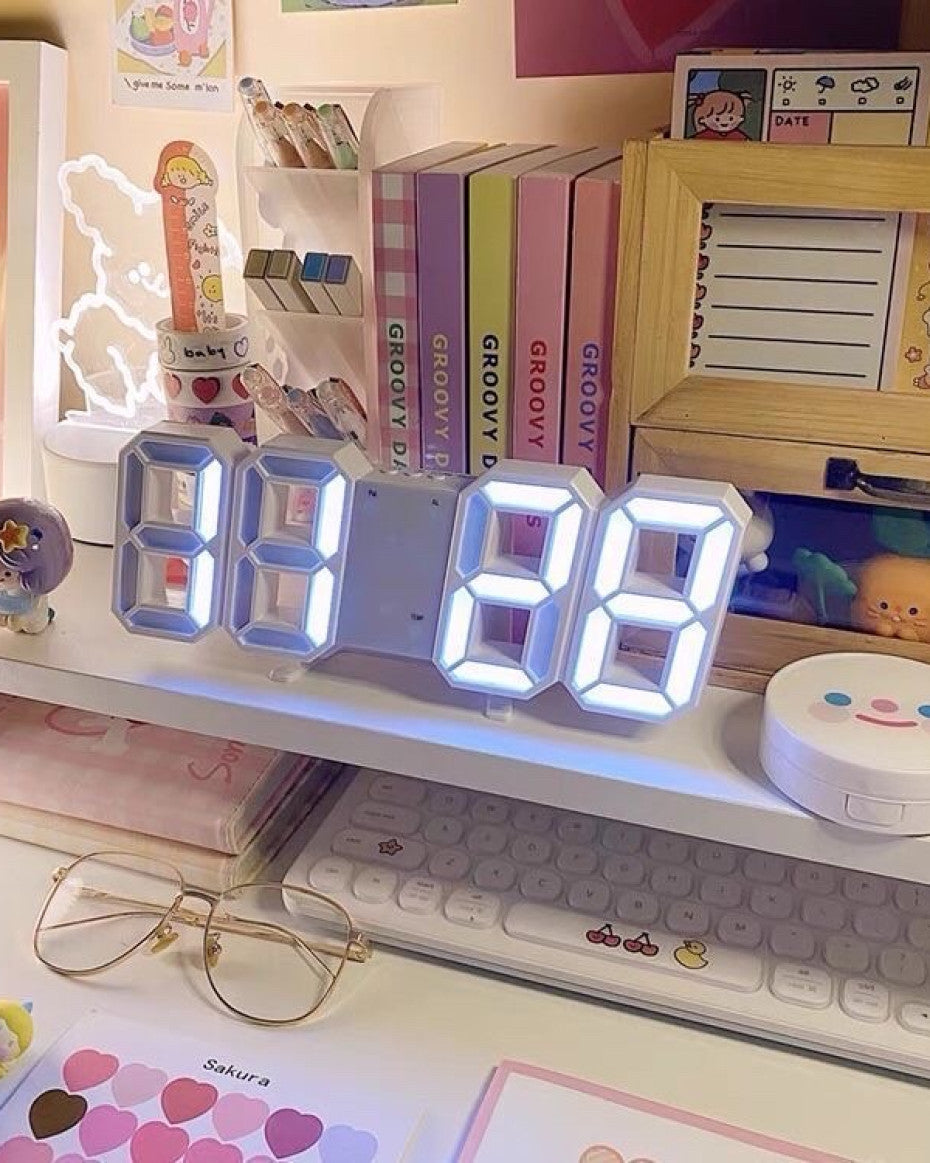 3D LED Digital Alarm Clock