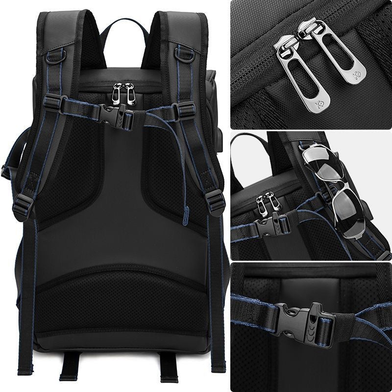 Outdoor Large Capacity SLR camera bag (Waterproof; drone all in one bag pack)