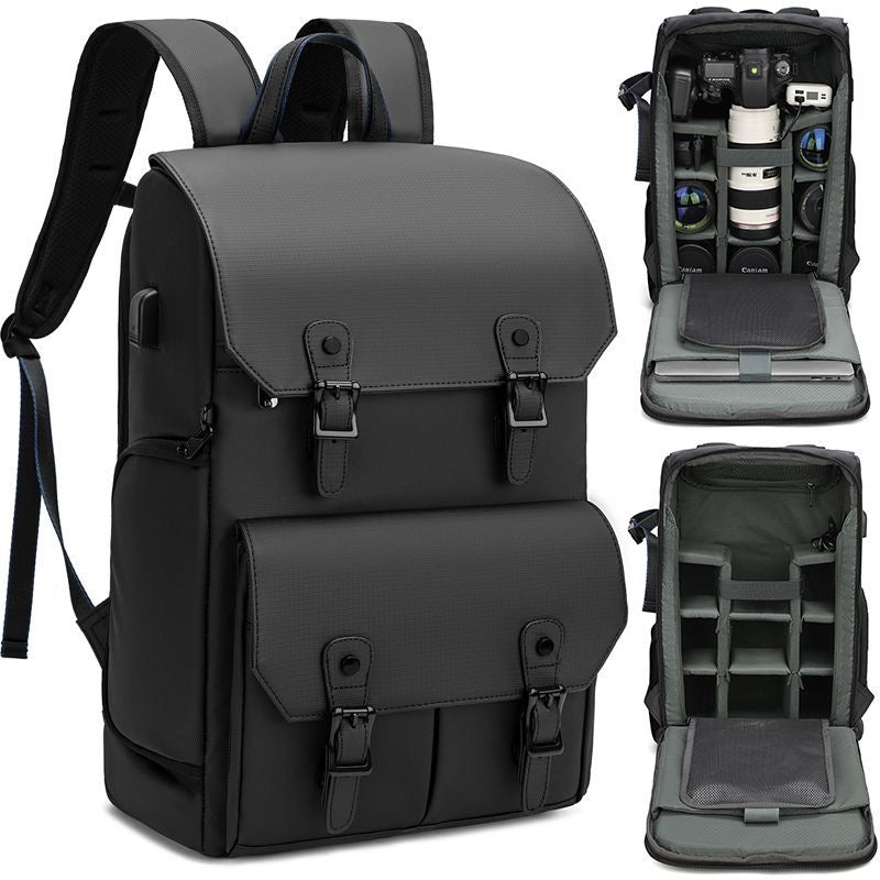 Outdoor Large Capacity SLR camera bag (Waterproof; drone all in one bag pack)