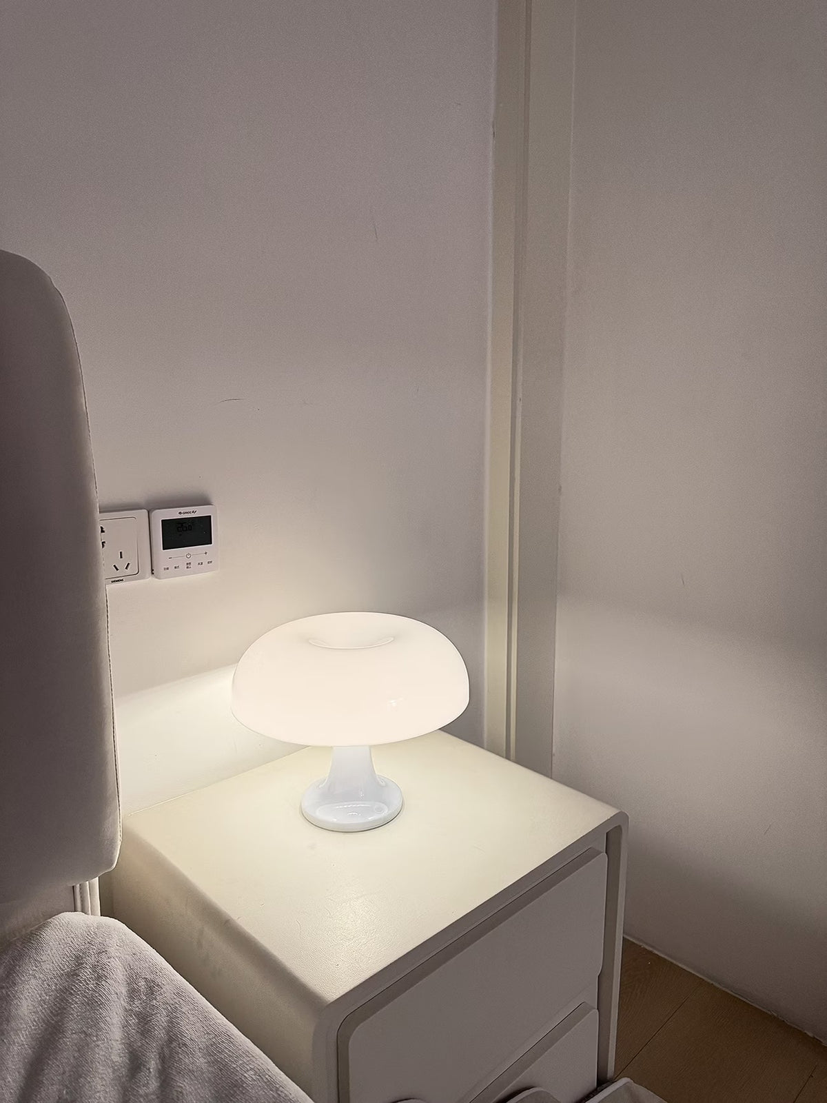 Orange Mushroom Lamp