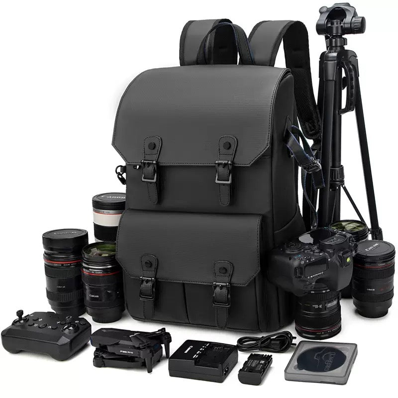 Outdoor Large Capacity SLR camera bag (Waterproof; drone all in one bag pack)