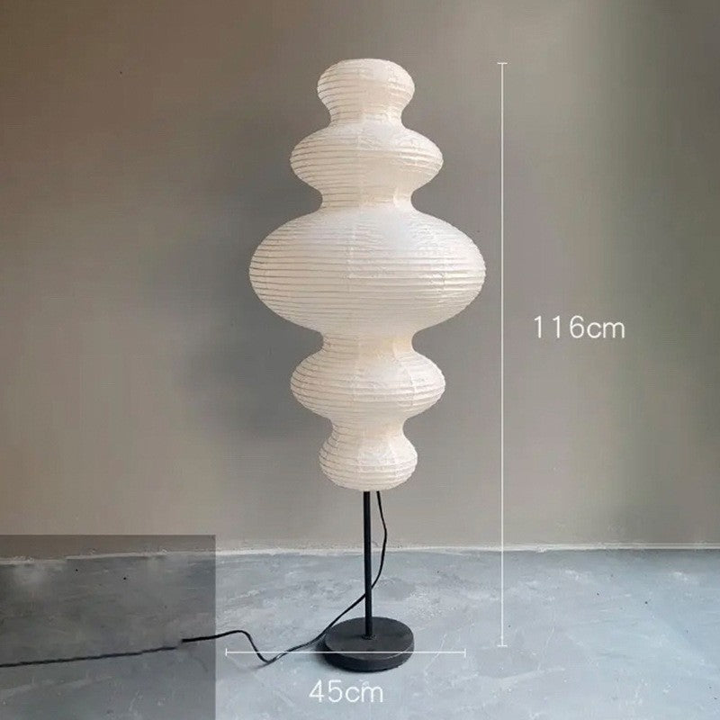 Japanese Wabi-sabi style floor lamp