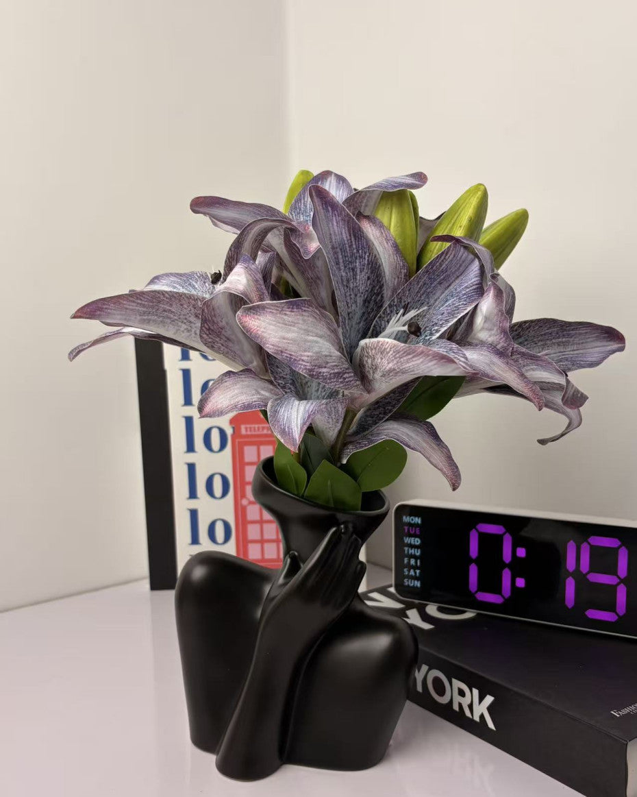 Body Shaped Vase + Flowers