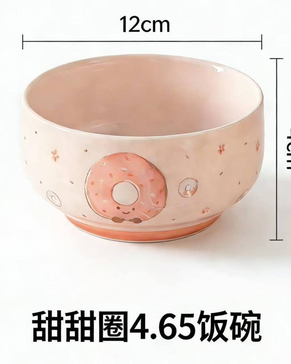Ceramic bowl + spoon