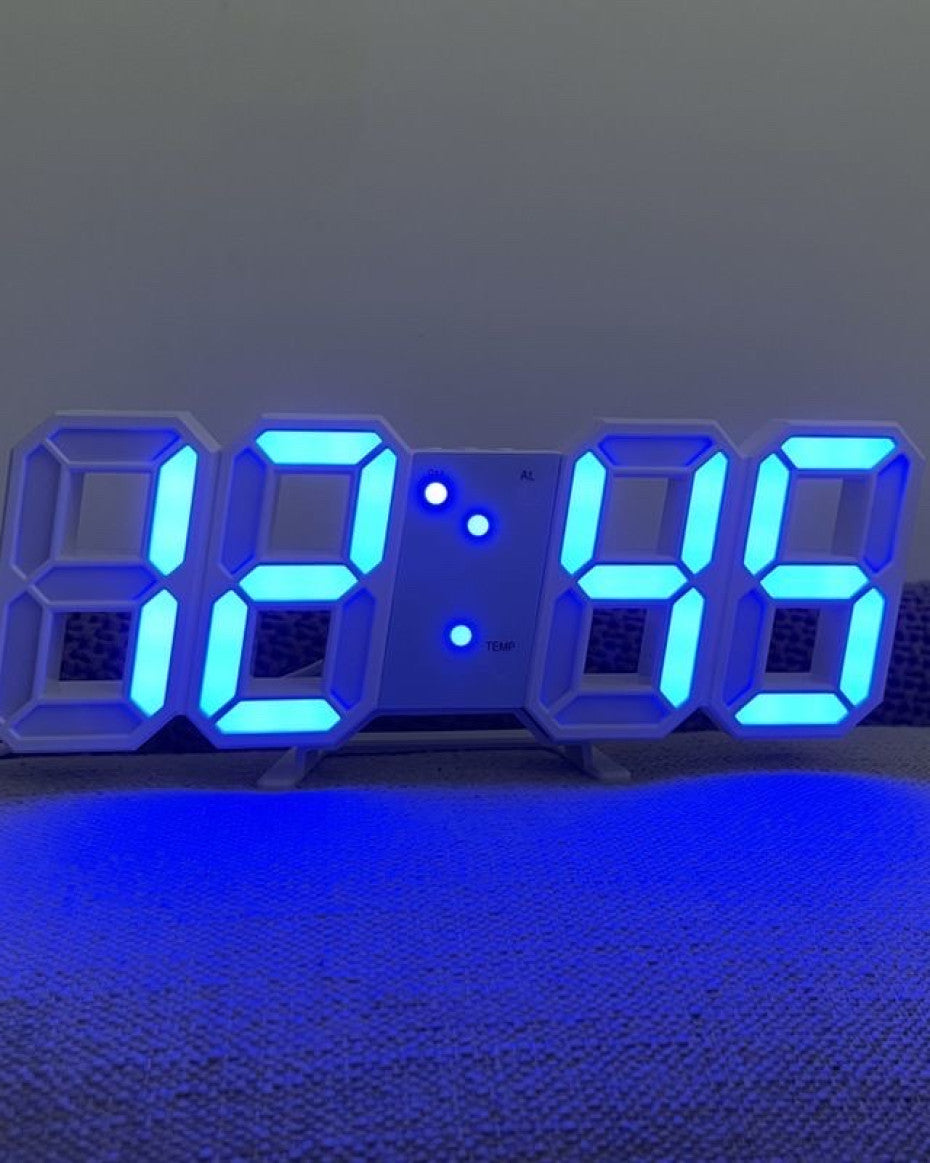 3D LED Digital Alarm Clock