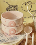 Ceramic bowl + spoon