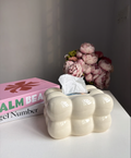 Ceramic Bubble Tissue Box + Tissues (heavy)