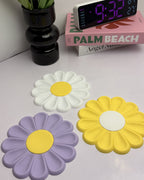 Daisy Silicon Coasters