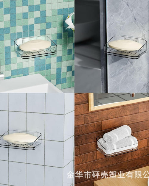Acrylic Wall Mount Bar Soap Placer