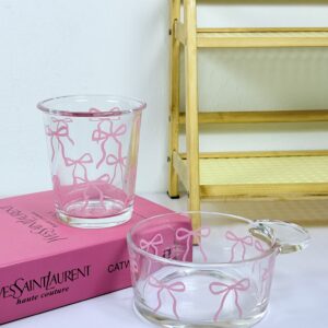 Pink Bow 🎀 Glass Set