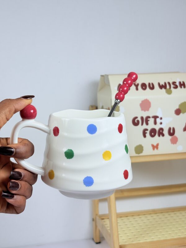 Polka Dot Tea Cup - Image 4