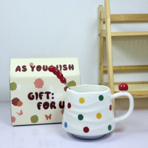 Polka Dot Tea Cup